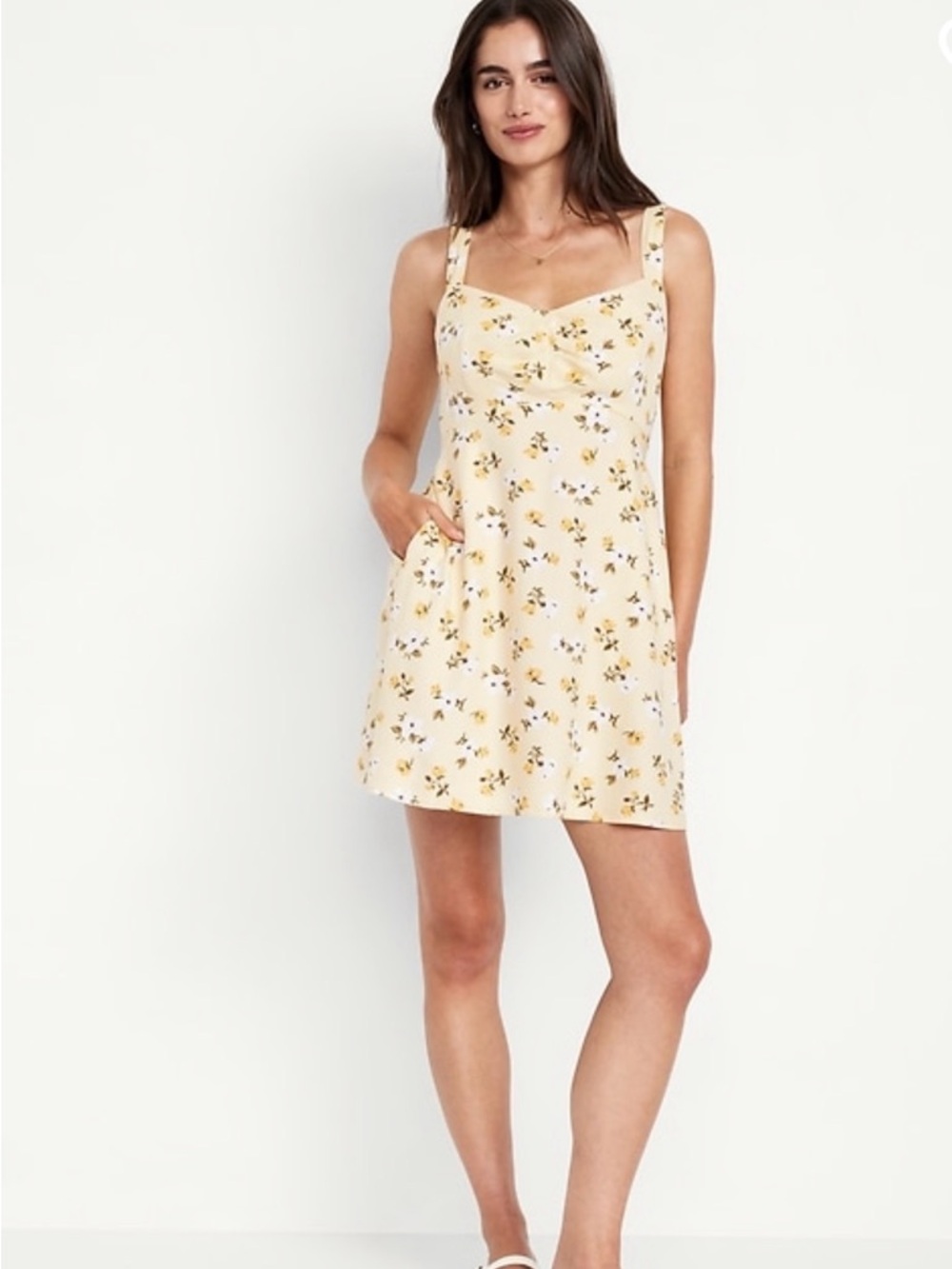 Yellow Floral Sundress